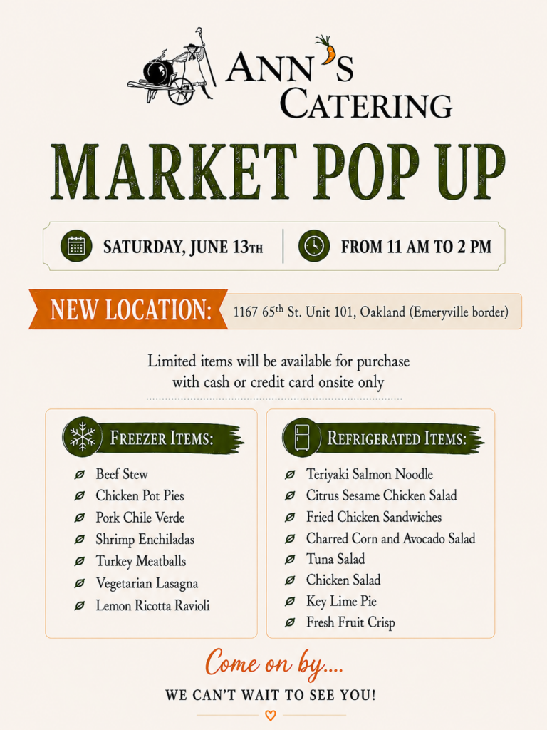Market Pop Up on Saturday, June 13th from 11 am to 2 pm